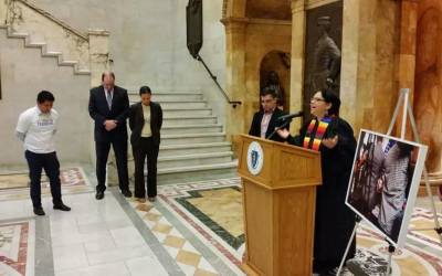 Opening Prayer at the Commemoration of International Migrants Day at the Massachusetts State House