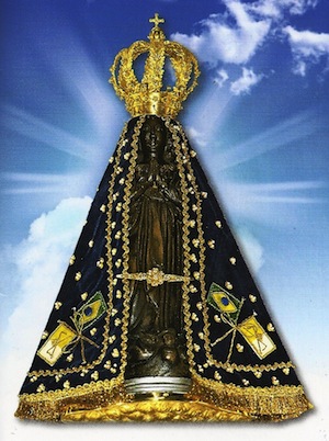 En homenaje a nuestra Señora Aparecida, patrona de Brasil.