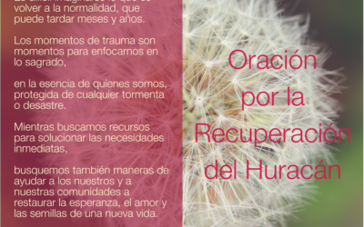 Oración por la recuperación del huracan