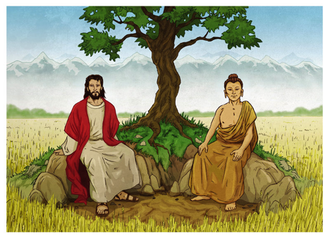 Jesús y Buda Como Hermanos